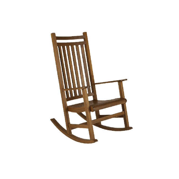 Jensen Outdoor Outdoor Ipe Solid Wood Ipe Rocking Chair Perigold